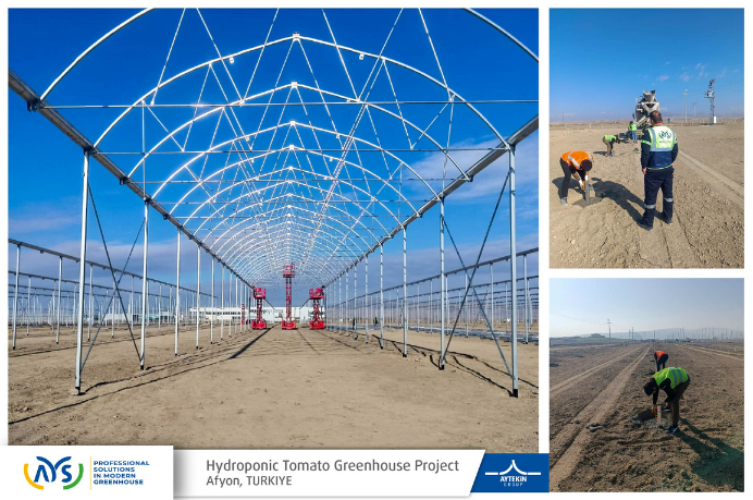 Afyon’da Yüksek Teknolojili Sera Projesi Başladı